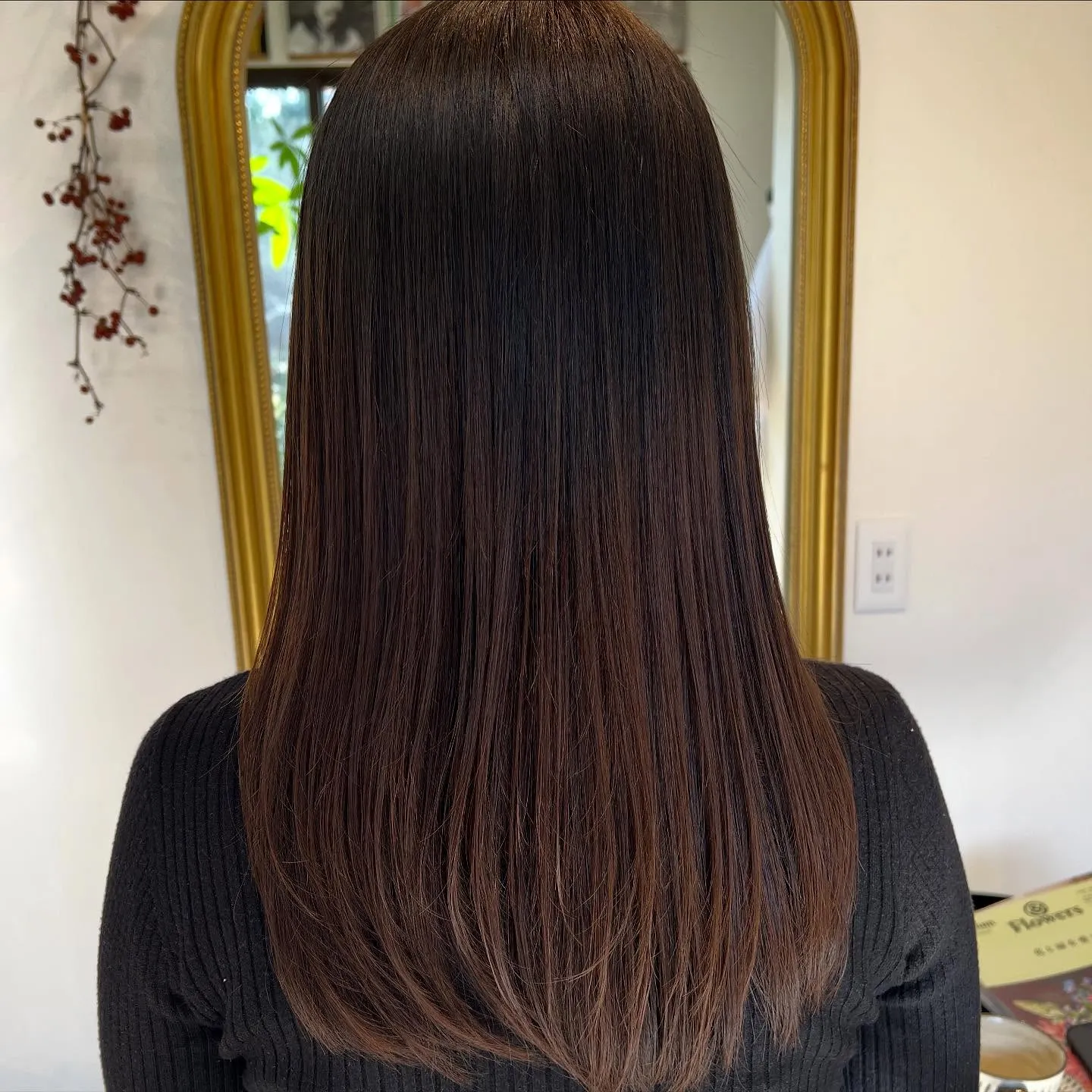 きれいなストレートはやはり人気🫶